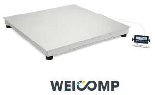 WEICOMP Lite Bodenwaage Edelstahl von Dini Argeo